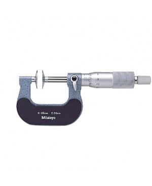 Disk Micrometer Mitutoyo ไมโครมิเตอร์หัววัดแบบจานกว้าง 20มม