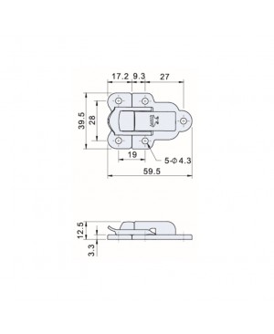 Lift-and-Raise Latches C-6510